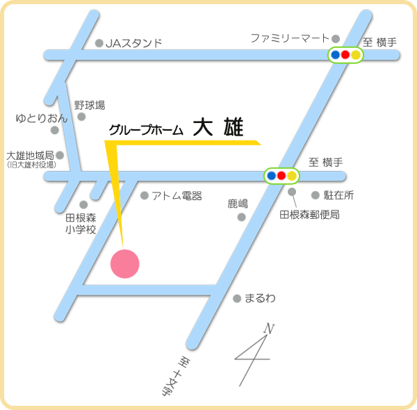 ハートフルケア秋田 地図